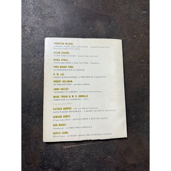 Edward Gorey FIRST PERSON FALL 1960 1ST EDITION Travel Journal Softcover - Picture 8 of 8